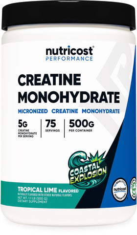 Nutricost Poudre de Créatine Monohydrate 500g vue de face