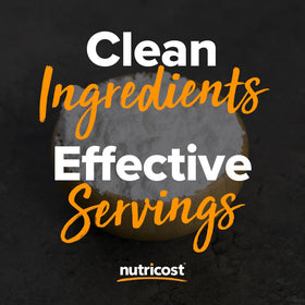 Nutricost Poudre de L-Glutamine 1 KG avec mélangeur