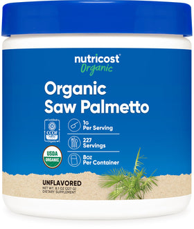 Nutricost Poudre de Saw Palmetto Bio 227g - vue avant