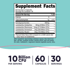 Nutricost Probiotique Vaginal Femme détails des capsules