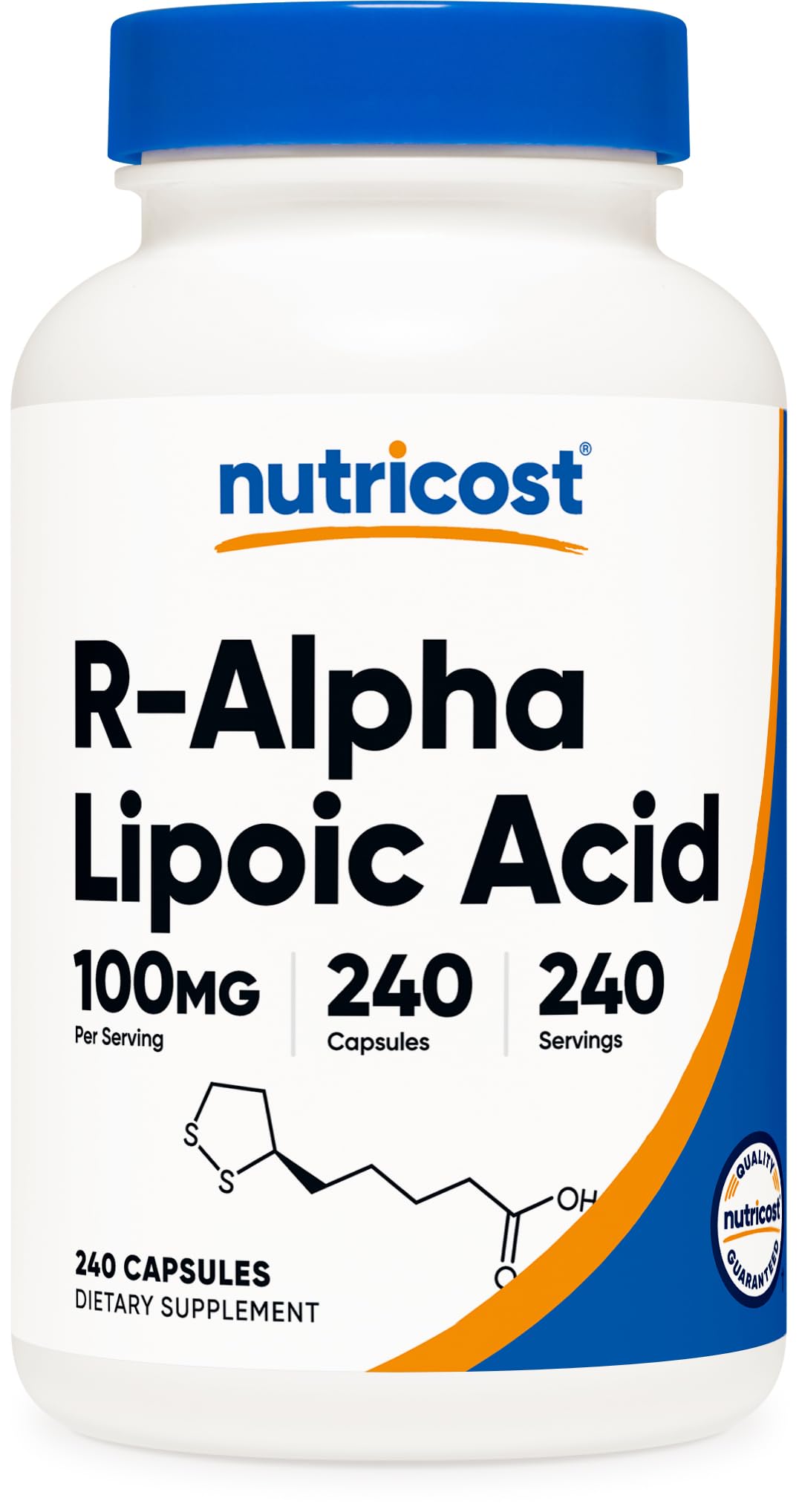 Nutricost R-Alpha Lipoic Acid 100mg 240 capsules avant