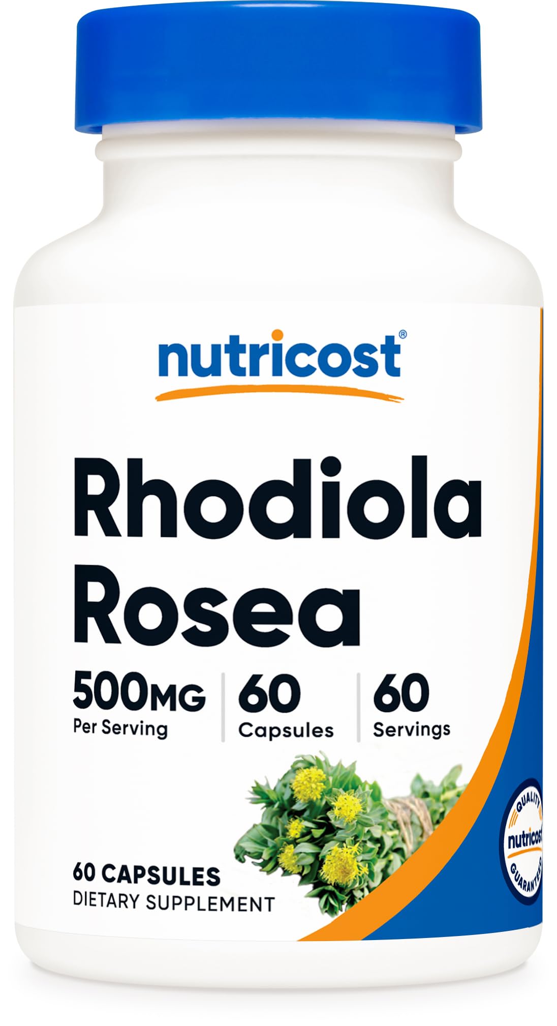 Nutricost Rhodiola Rosea 500mg flacon de 60 capsules végétariennes