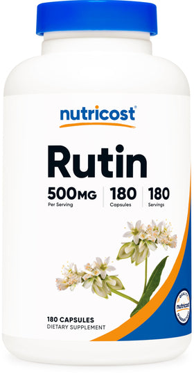 Nutricost Rutin 500mg 180 capsules vue de face