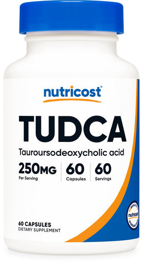 Nutricost Tudca 250mg 60 capsules vue de face