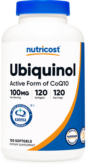 Nutricost Ubiquinol 100mg gélules - flacon avant