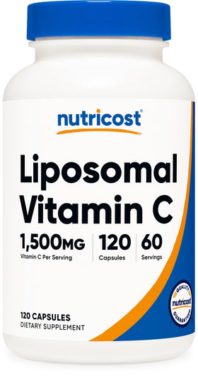 Nutricost Vitamine C Liposomale 1500mg 120 gélules emballage avant