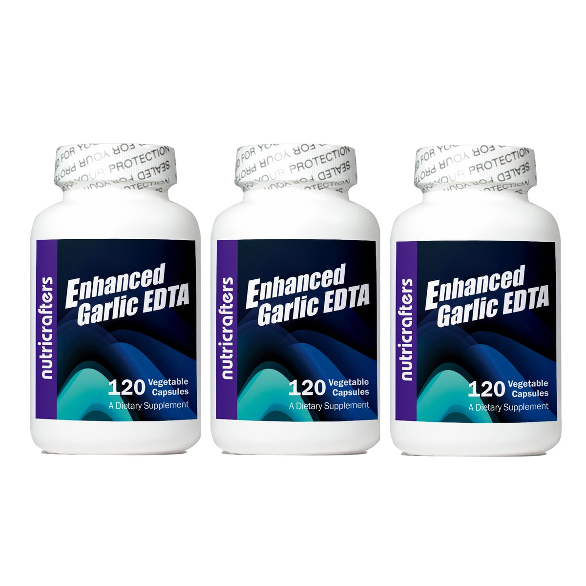 NutriCrafters Compléments Alimentaires à l'Ail EDTA 1000mg Capsules