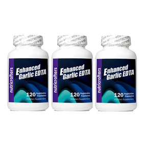 NutriCrafters Compléments Alimentaires à l'Ail EDTA 1000mg Capsules
