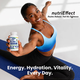 nutriEffect comprimés multi-minéraux pH équilibre 180 tablettes en utilisation quotidienne