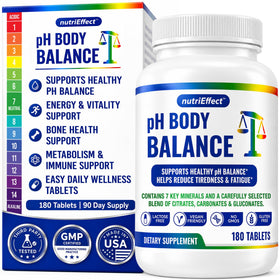 nutriEffect comprimés multi-minéraux pH équilibre 180 tablettes vue avant