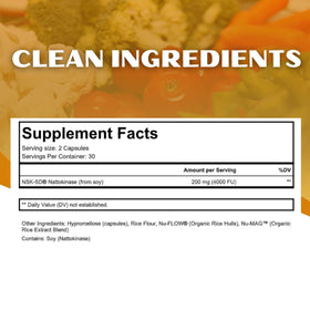 Nutrient Revolution NSK-SD Nattokinase 60 Ct comparatif avec autres suppléments