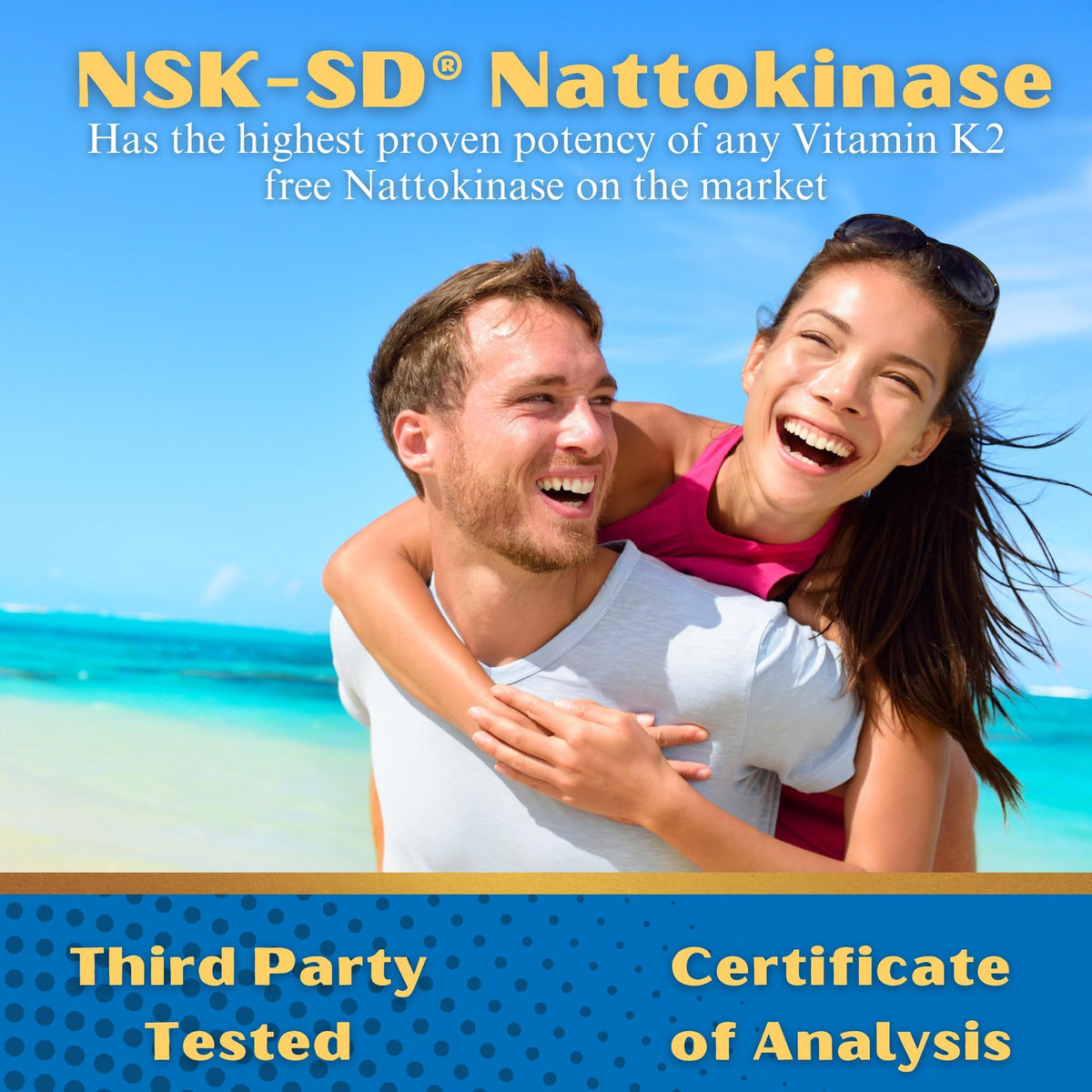 Nutrient Revolution NSK-SD Nattokinase 60 Ct emballage arrière