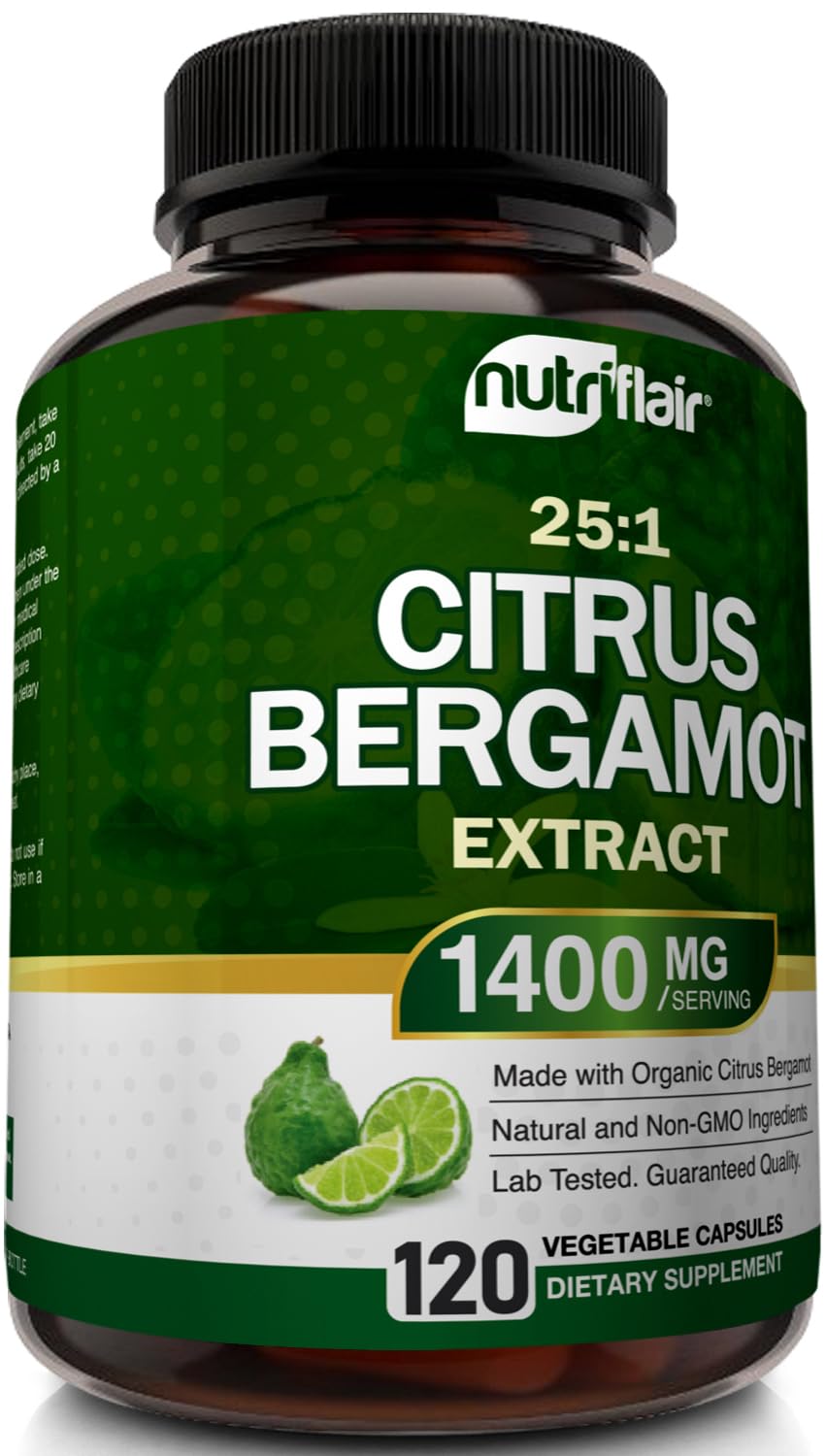 NutriFlair Citrus Bergamot sur un fond blanc