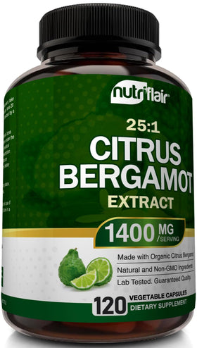 NutriFlair Citrus Bergamot sur un fond blanc