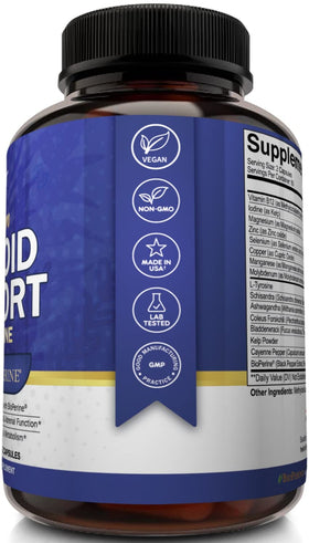 NutriFlair complexe de support thyroïdien capsules dans leur emballage