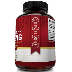 NutriFlair Ginseng Rouge Coréen 1600mg flacon sur une table