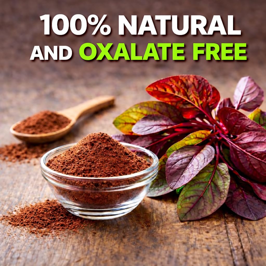 Nutrigardens Extrait de Poudre d'Épinard Rouge RS400 400mg - mélange dans un verre