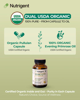 Nutrigent Huile de Onagre Bio Capsules avec étiquette