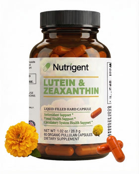 Nutrigent Lutein 20mg et Zeaxanthin 4mg Capsules Liquides avant