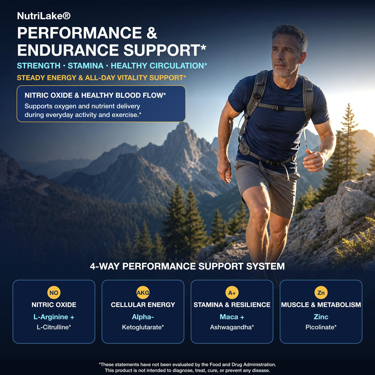 NUTRILAKE Complément NAD+ 60 Capsules dosage