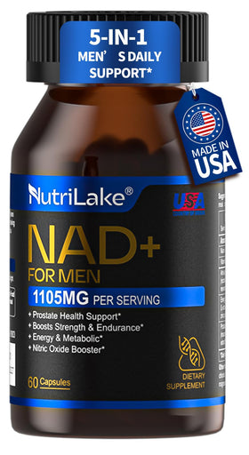 NUTRILAKE Complément NAD+ 60 Capsules vue de face