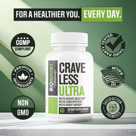 Nutrimend IQ Crave Less Ultra sur un fond neutre