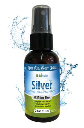 NutriNoche Spray d'Argent Colloïdal Ultra Pur 80g, vue avant