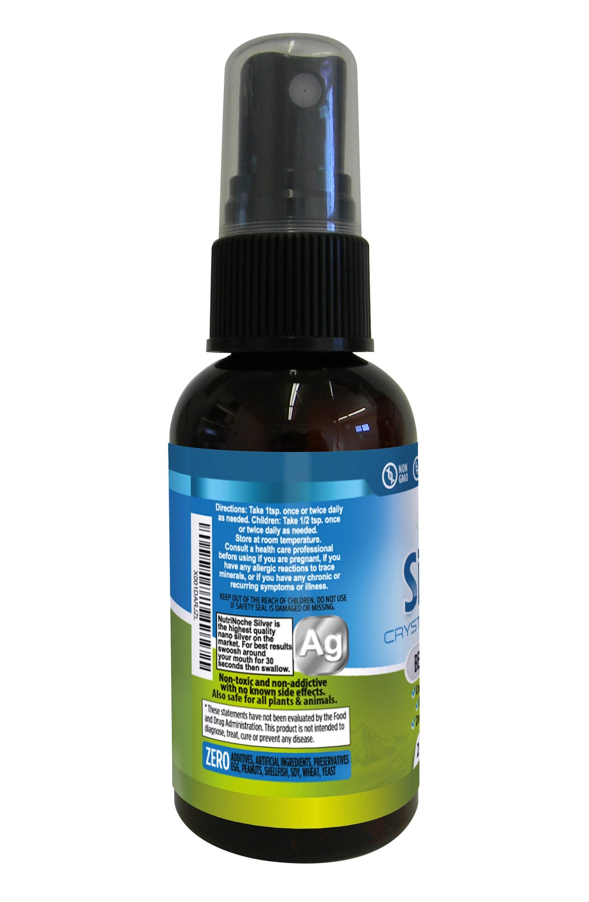 NutriNoche Spray d'Argent Colloïdal Ultra Pur avec des ingrédients