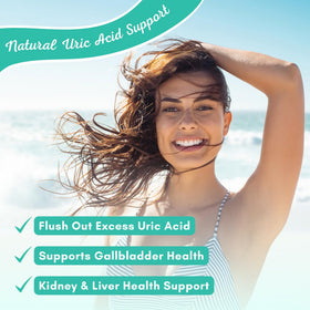 NutriONN Flush Acide Urique 100g vue arrière avec ingrédients
