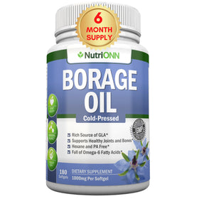 NutriONN Huile de Bourrache 1000 mg gélules molles avant