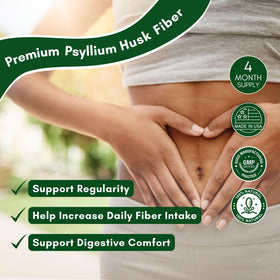NutriONN Psyllium Husk Capsules 1450mg capsules individuelles