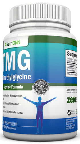 NutriONN Triméthylglycine 1000mg capsules ouvertes