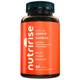NutriRise Ashwagandha Bio 1300mg Capsules flacon avant