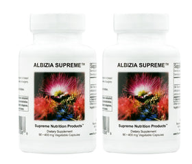 Nutrition Albizia 90 gélules végétariennes en vue de face