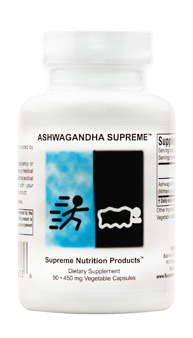 Nutrition Ashwagandha Capsules Végétariennes 90 unités - vue de face