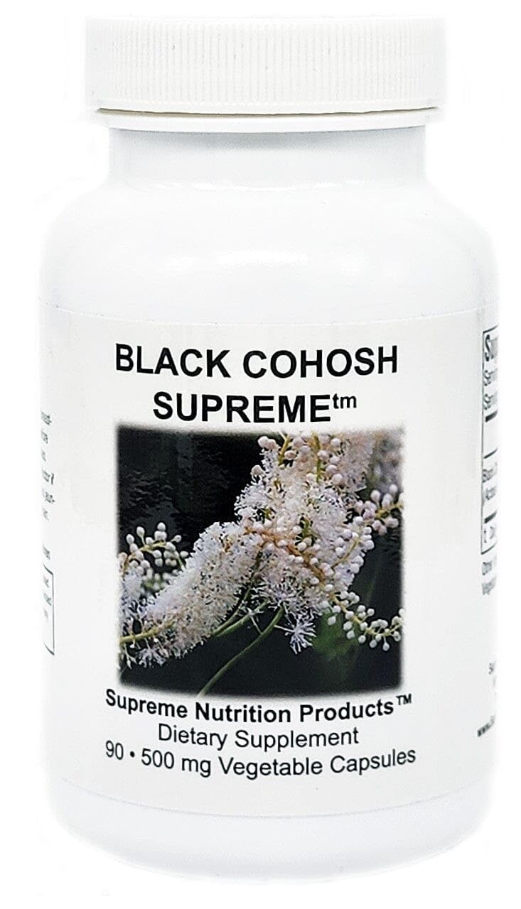 Nutrition Black Cohosh 90 capsules front view