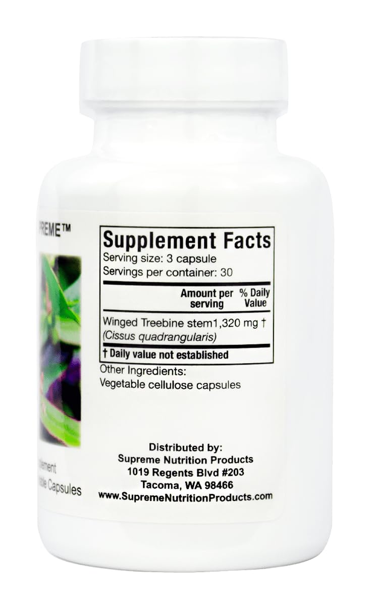 Nutrition Cissus, capsules dans un verre