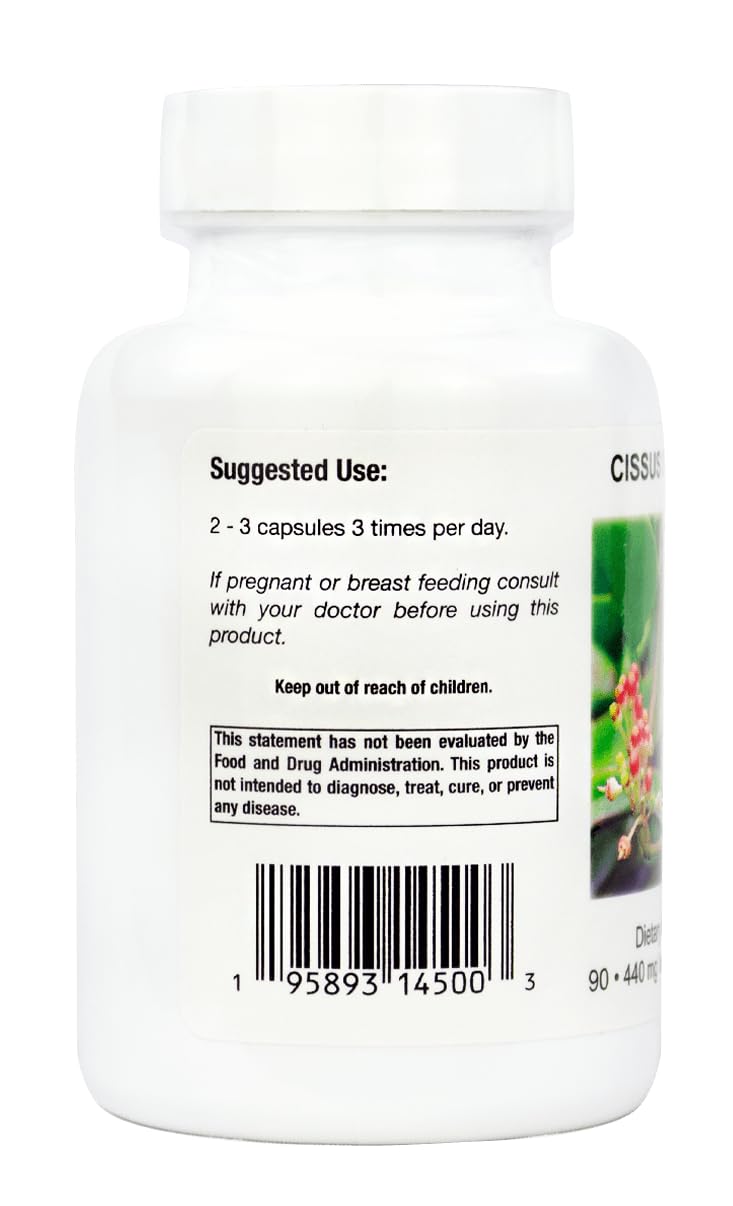 Nutrition Cissus, étiquette sur l'emballage