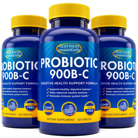 Nutrition Essentials Probiotiques 60 comprimés, vue de face