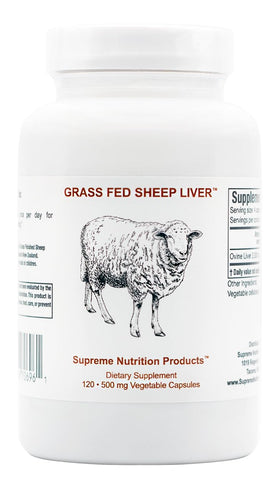 Nutrition Foie de Mouton 120 Capsules vue de face