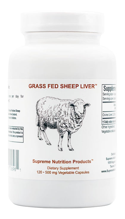 Nutrition Foie de Mouton 120 Capsules vue de face