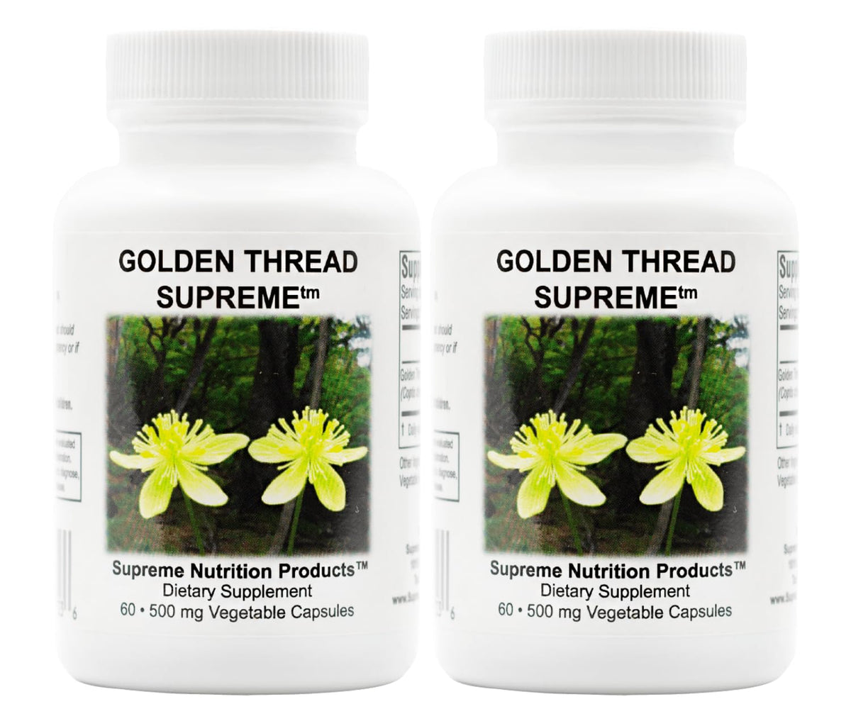 Nutrition Golden Thread 60 capsules végétariennes, vue de face