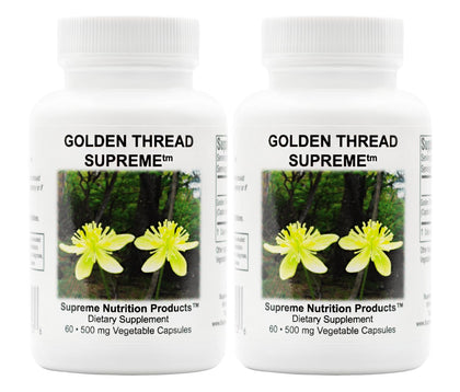 Nutrition Golden Thread 60 capsules végétariennes, vue de face