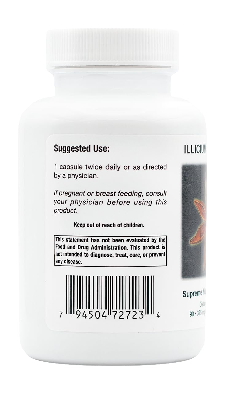 Nutrition Illicium 90 gélules végétariennes avec gélule ouverte
