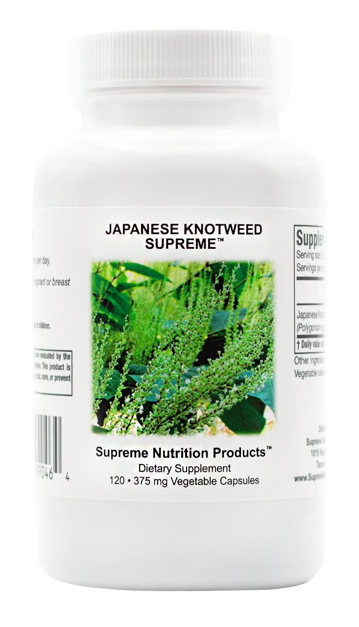 Nutrition Knotweed Japonais 120 capsules végétariennes, vue avant