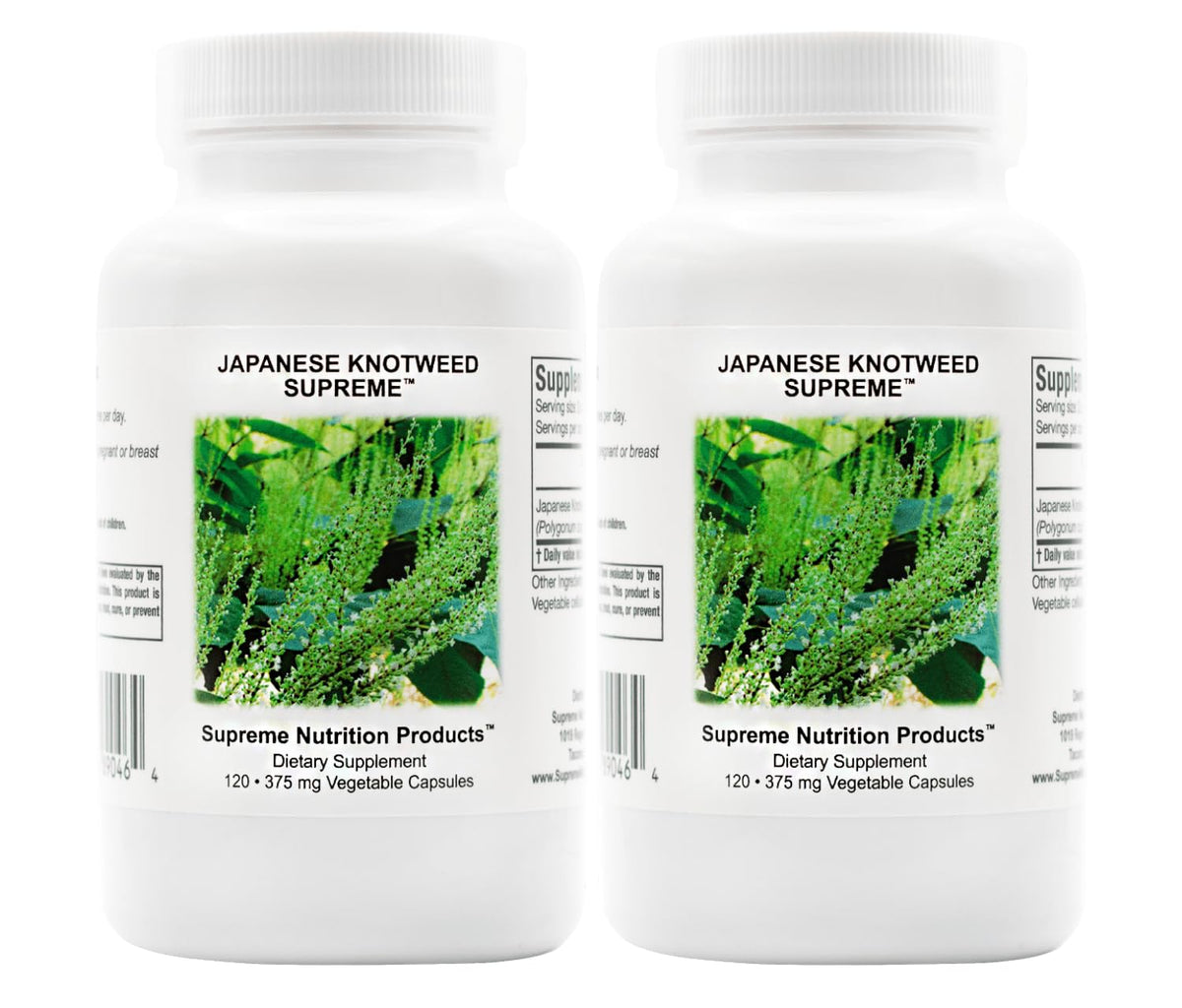 Nutrition Knotweed Japonais 120 capsules végétariennes, vue de face