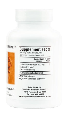 Nutrition Manjistha gélules, emballage de 90 gélules