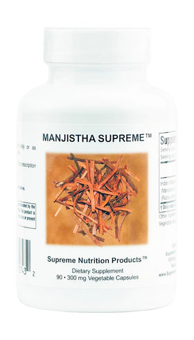 Nutrition Manjistha gélules végétariennes, vue de face