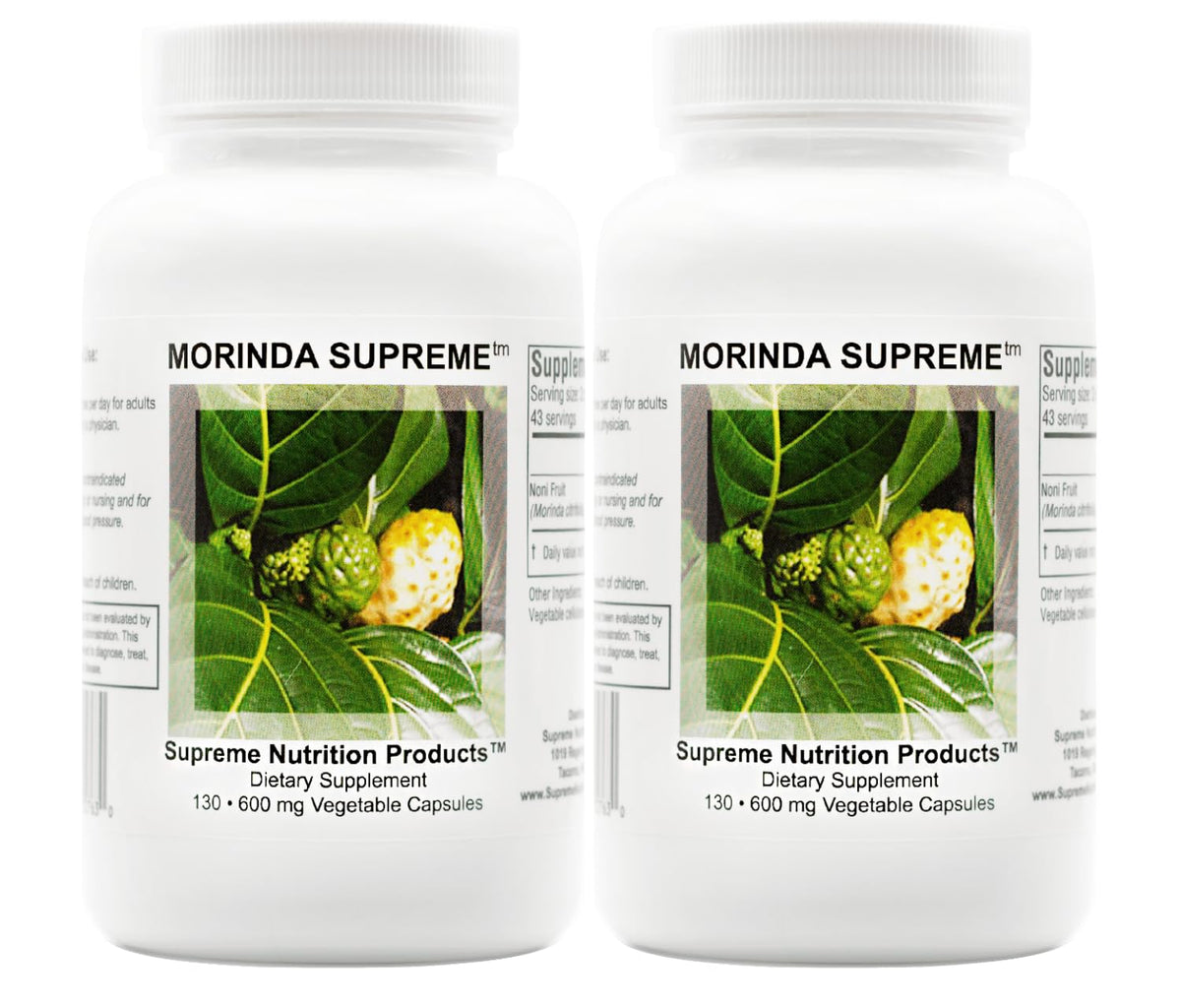 Nutrition Morinda Noni capsules 100% fruit vue de face