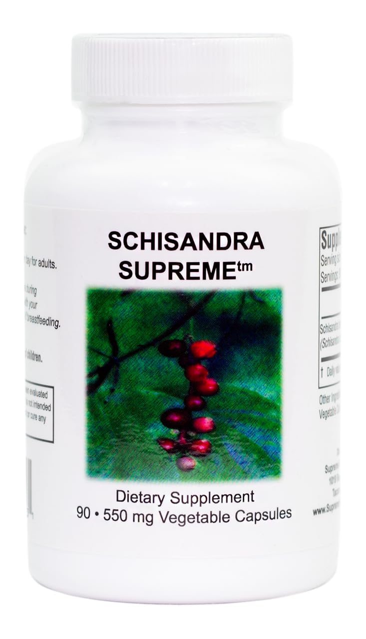 Nutrition Schisandra 90 capsules végétariennes, vue de face